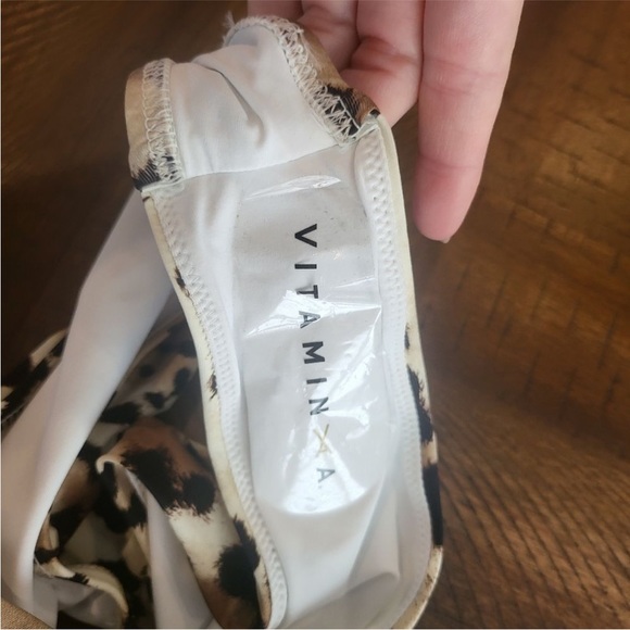 NWT Vitamin A Bottom Bikini Barcelona Sculpting High Waisted Leopard Size S 6-8 - Picture 6 of 7